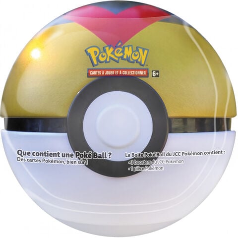 Coffret Pokeball Tin - Pokemon - 3 Boosters